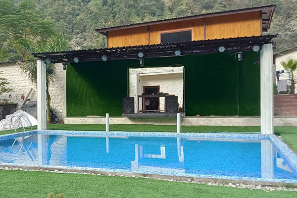 Luxury AC Cottages with Swimming Pool