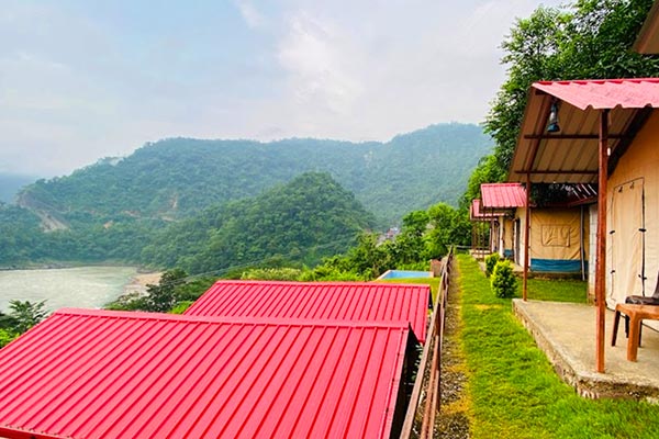 Rishikesh Camps with River View Pool