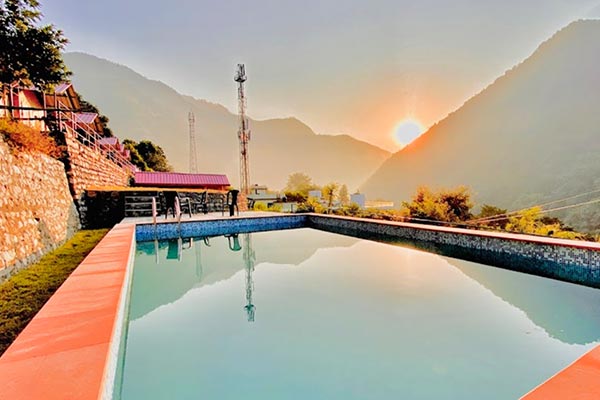 Rishikesh Camps with River View Pool